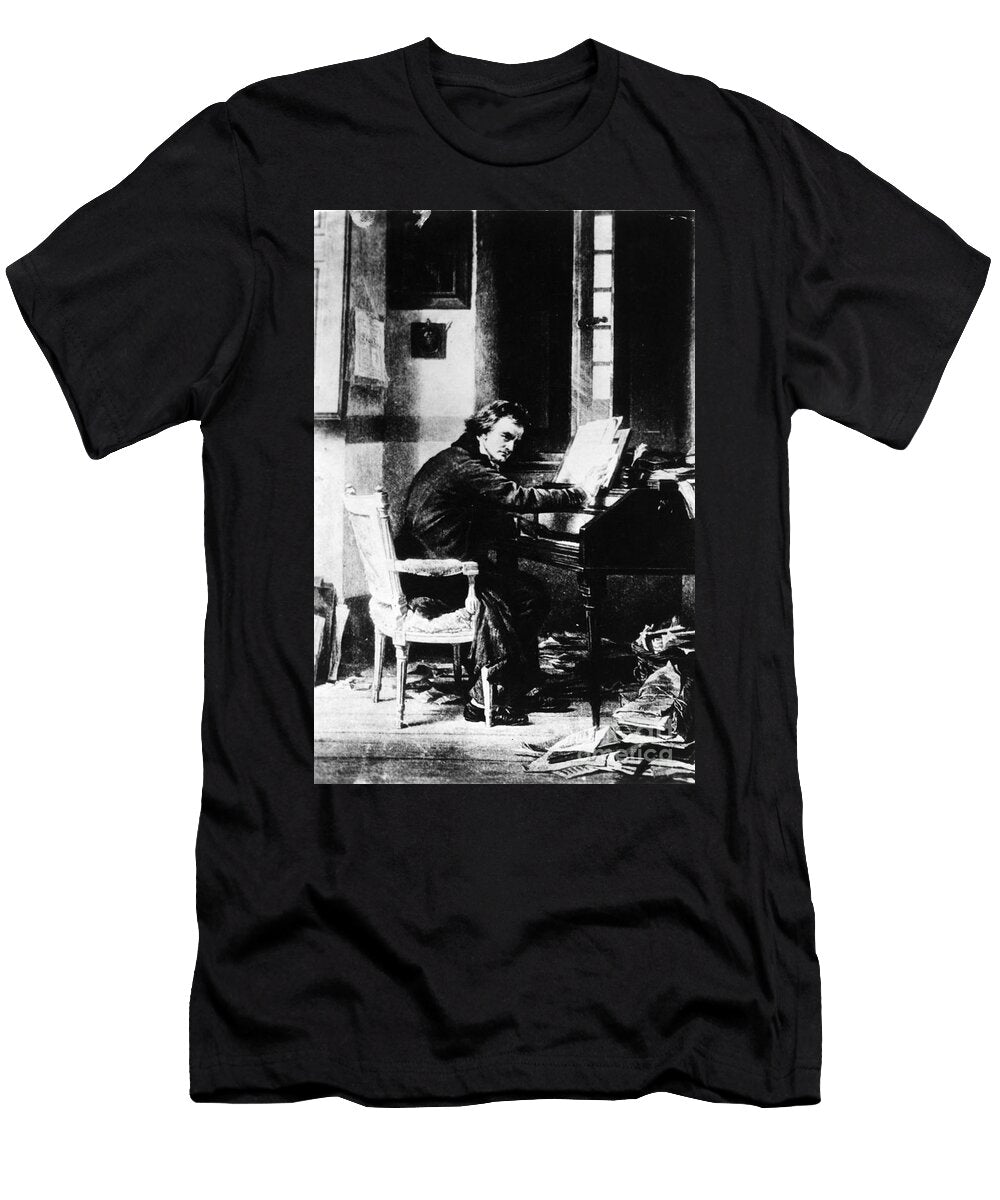 1 Ludwig Van Beethoven German Composer Photo Researchers Inc T-Shirt
