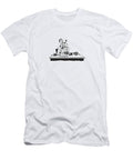 1 Man At Desk Answering Many Phones Csa Images T-Shirt