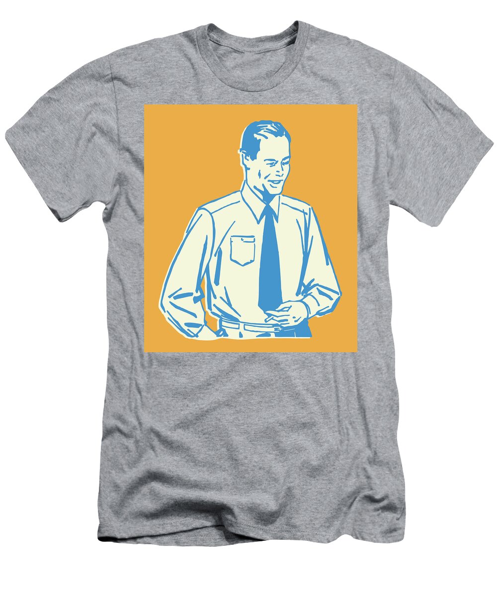 1 Man in Tie Talking Csa Images T-Shirt