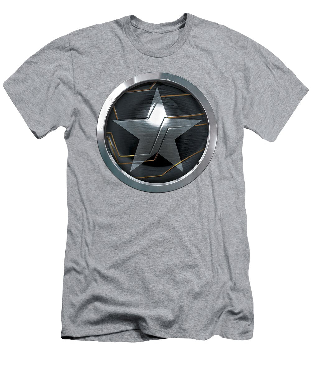 1 Marvel the Falcon and the Winteroldier Buckyhield Badge Jekabs Somow T-Shirt