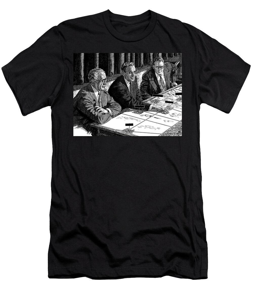 1 Men Having a Meeting Csa Images T-Shirt