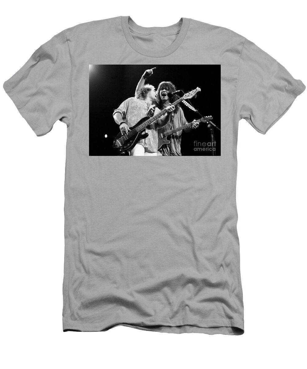 1 Michael Anthony and Eddie Van Halen Van Halen Concert Photos T-Shirt