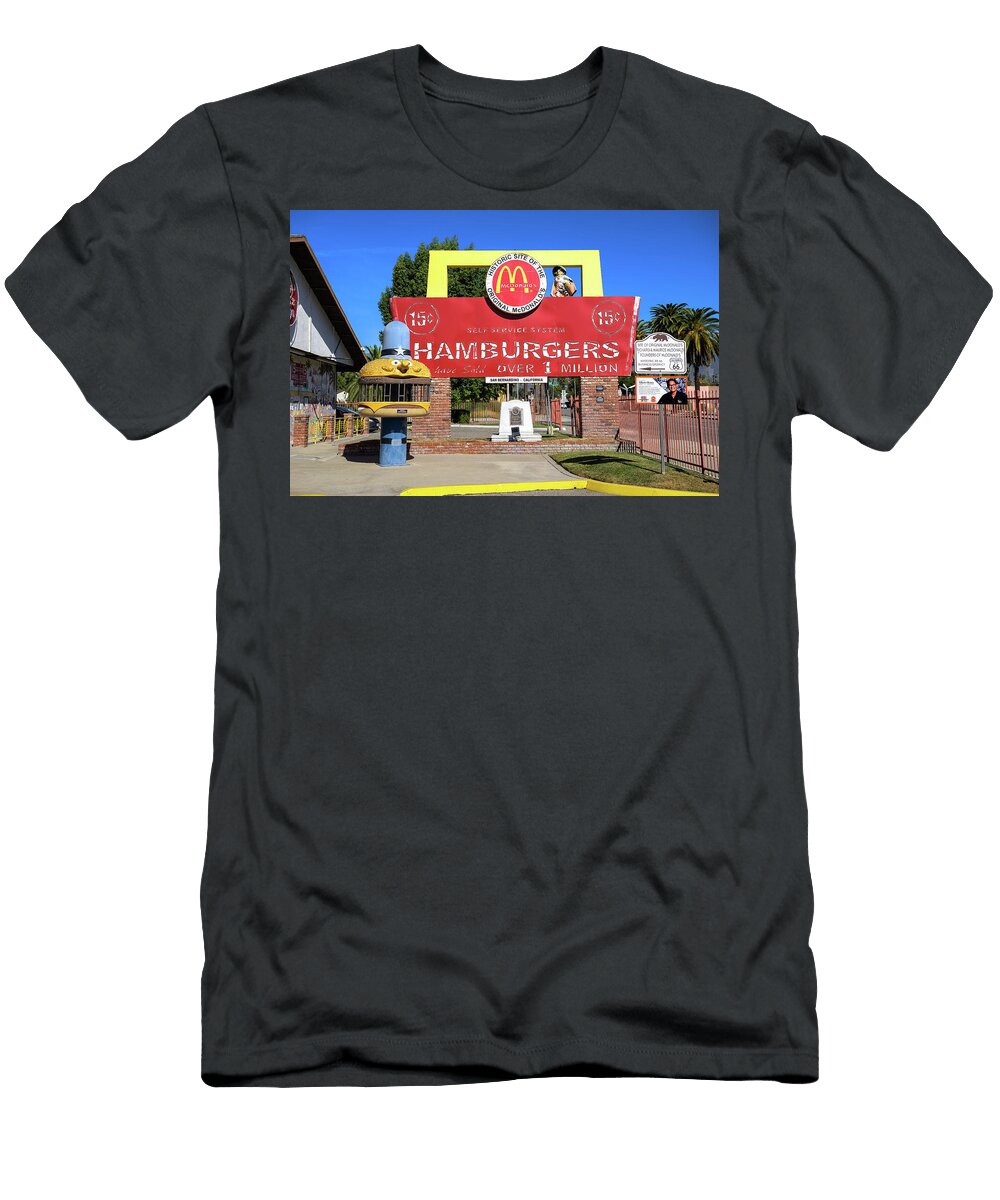 1 Original Mcdonalds Museum Along Route 66 in San Bernardino California Miroslav Liska T-Shirt