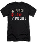 1 Peace Love Piccolo Musical Instrument Tenshirt T-Shirt