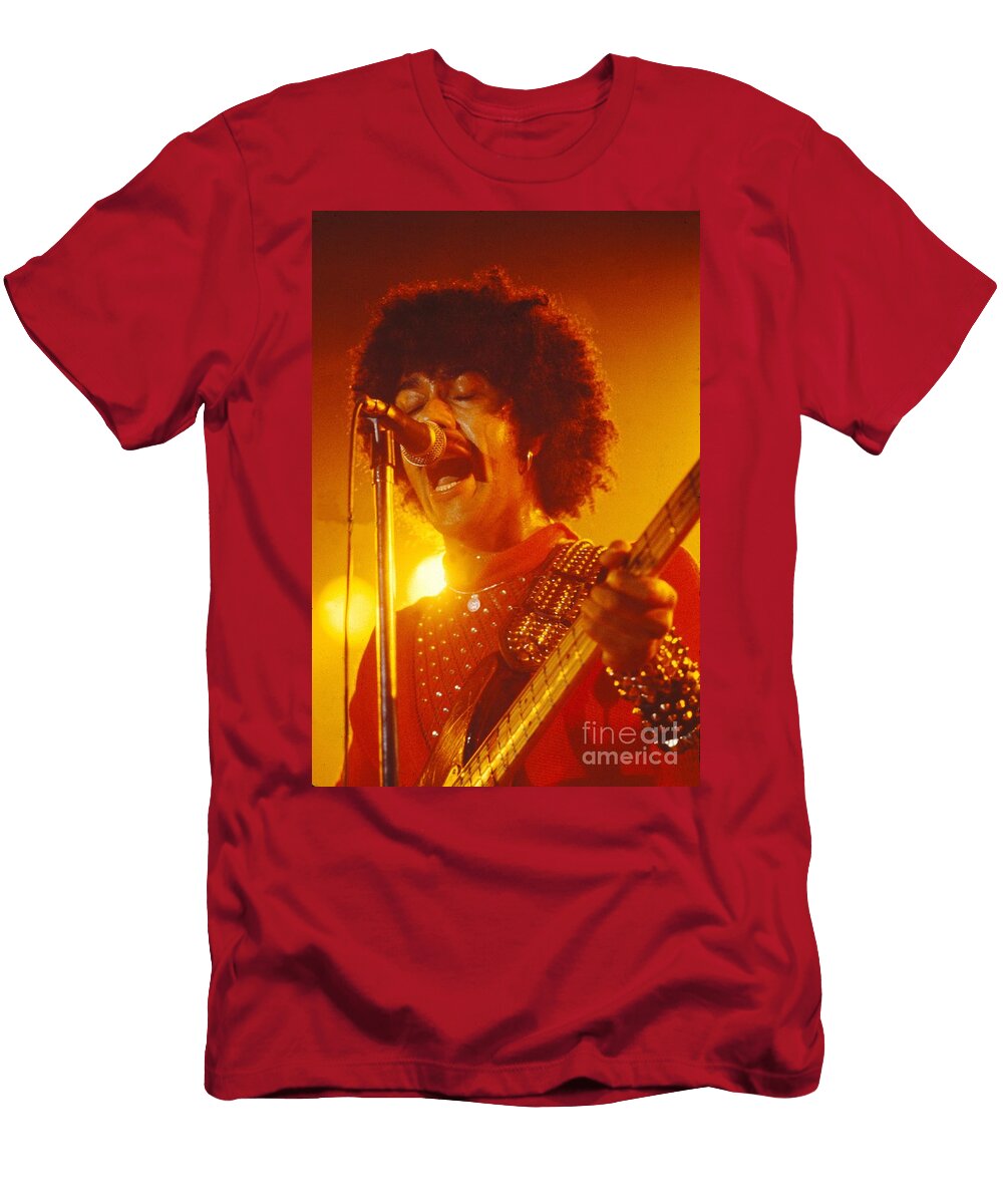 1 Philip Lynott Thin Lizzy Concert Photos T-Shirt