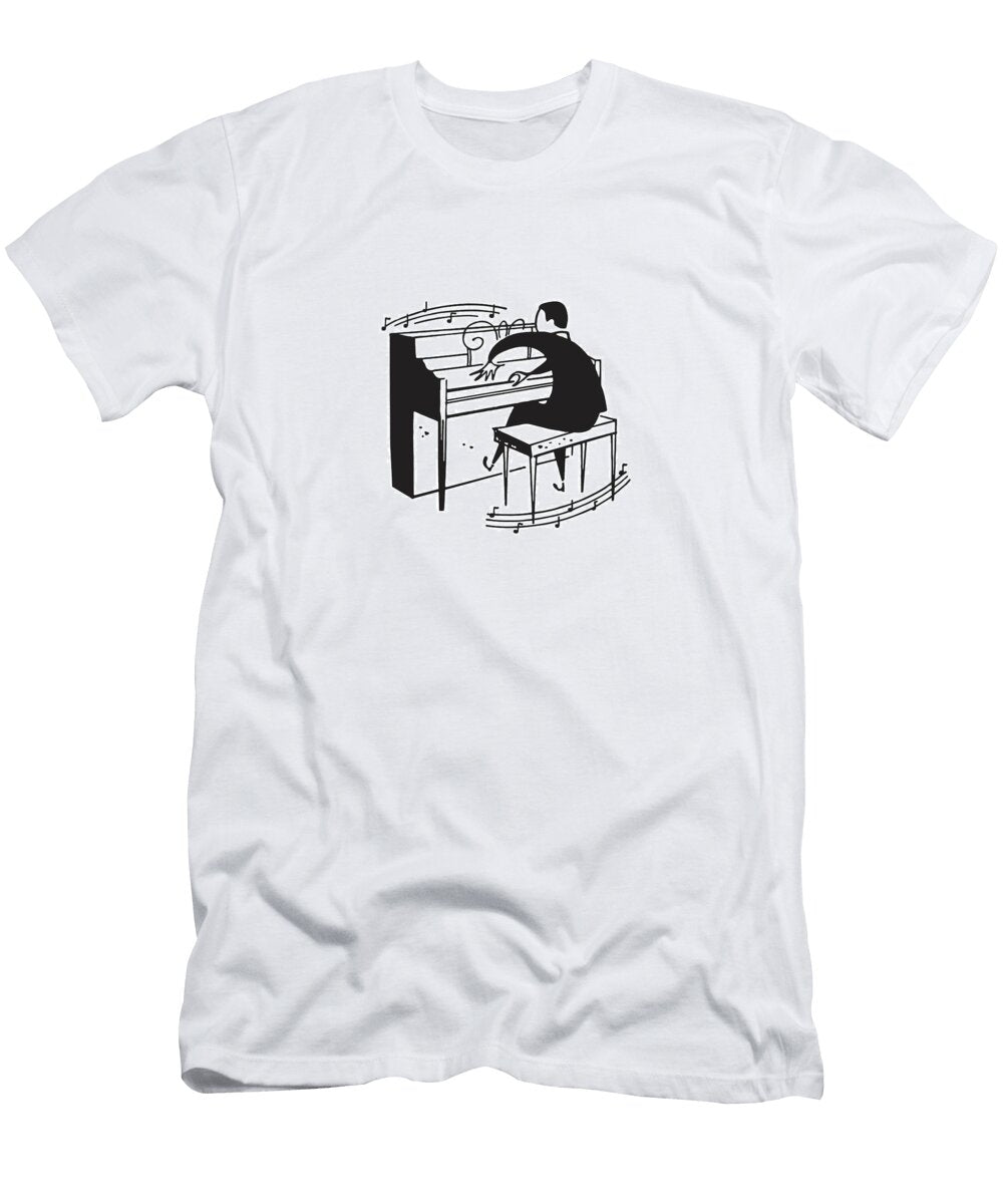 1 Pianist Playing Csa Images T-Shirt