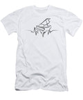 1 Piano Heartbeat Design Cool Gift for Pianist Art Frikiland T-Shirt