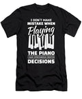 1 Playing the Piano Keyboard for Classical Music Piano Player Tom Schiesswald T-Shirt