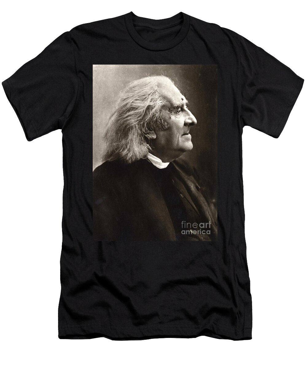 1 Portrait of Franz Liszt Unknown Photographer T-Shirt