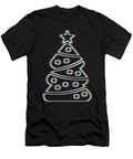 1 Psychedelic Christmas Tree Trippy Christmas Party Gift Cool Neon Martin Hicks T-Shirt
