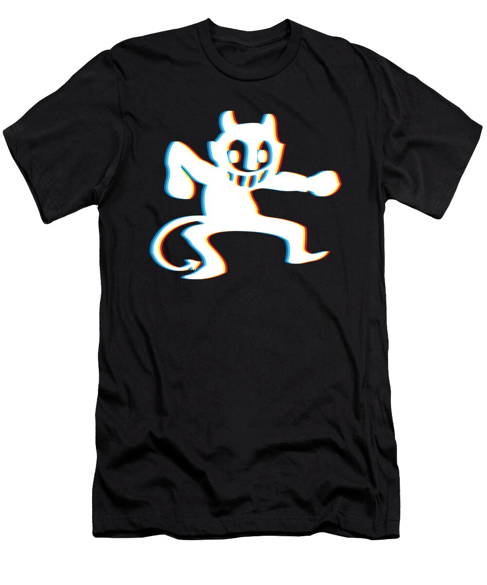 1 Psychedelic Devil Gift Idea for Satan Lucifer Followers Trippy Hippy Simple Halloween Costume Idea Martin Hicks T-Shirt