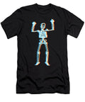 1 Psychedelic Skeleton Simple Halloween Costume Idea Scary Bone Collector Gift Skull Trippy Retro Martin Hicks T-Shirt