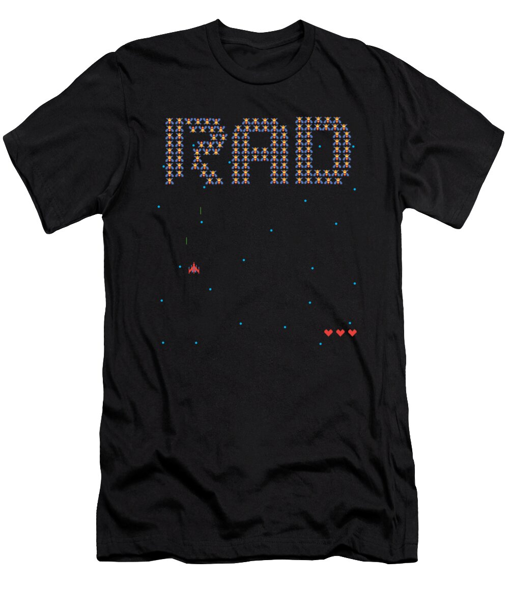 1 Rad Gamer Retro Videogame Word Art Henry B T-Shirt