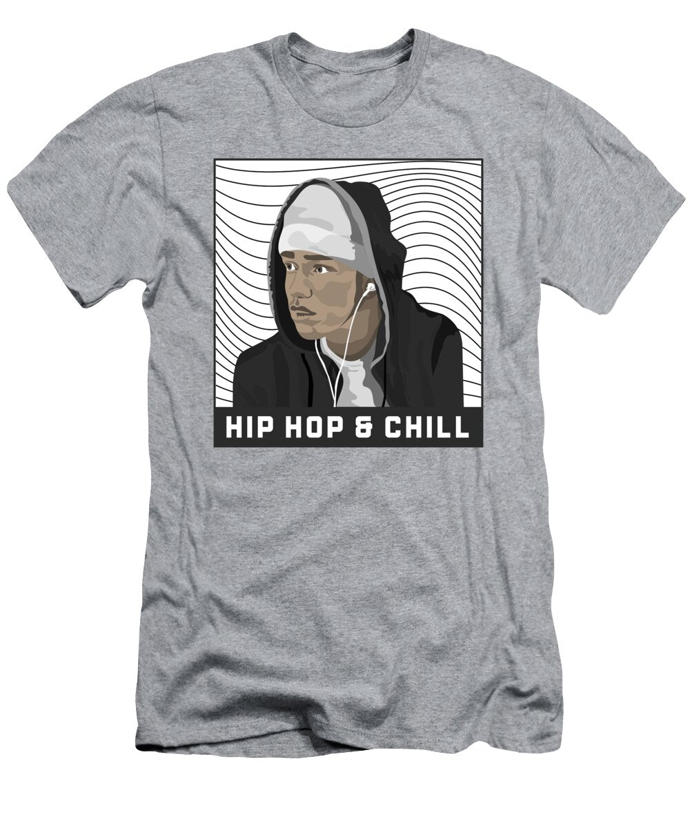 1 Rap and Chill Cool Guy with a Hood Tim Schmidt T-Shirt