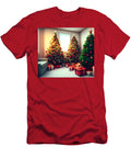 1 Room with Christmas Tree Generative Ai Illustration Miroslav Nemecek T-Shirt