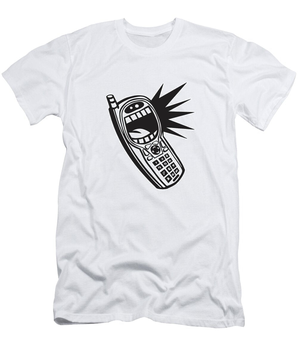 1 Shouting Phone Csa Images T-Shirt