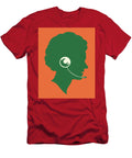 1 Silhouette of Woman Wearing Headset Csa Images T-Shirt