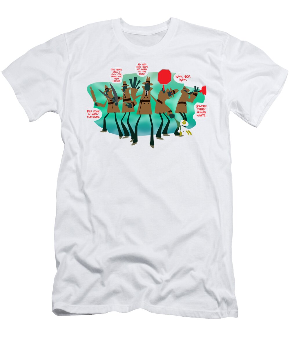1 Singer Psychonauts Magic Mushrooms Are You in Collusion with the Milkman Douxie Grimo T-Shirt