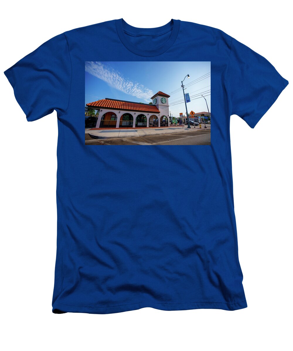 1 Starbucks Calle Ocho 8th Street Miami Felix Mizioznikov T-Shirt