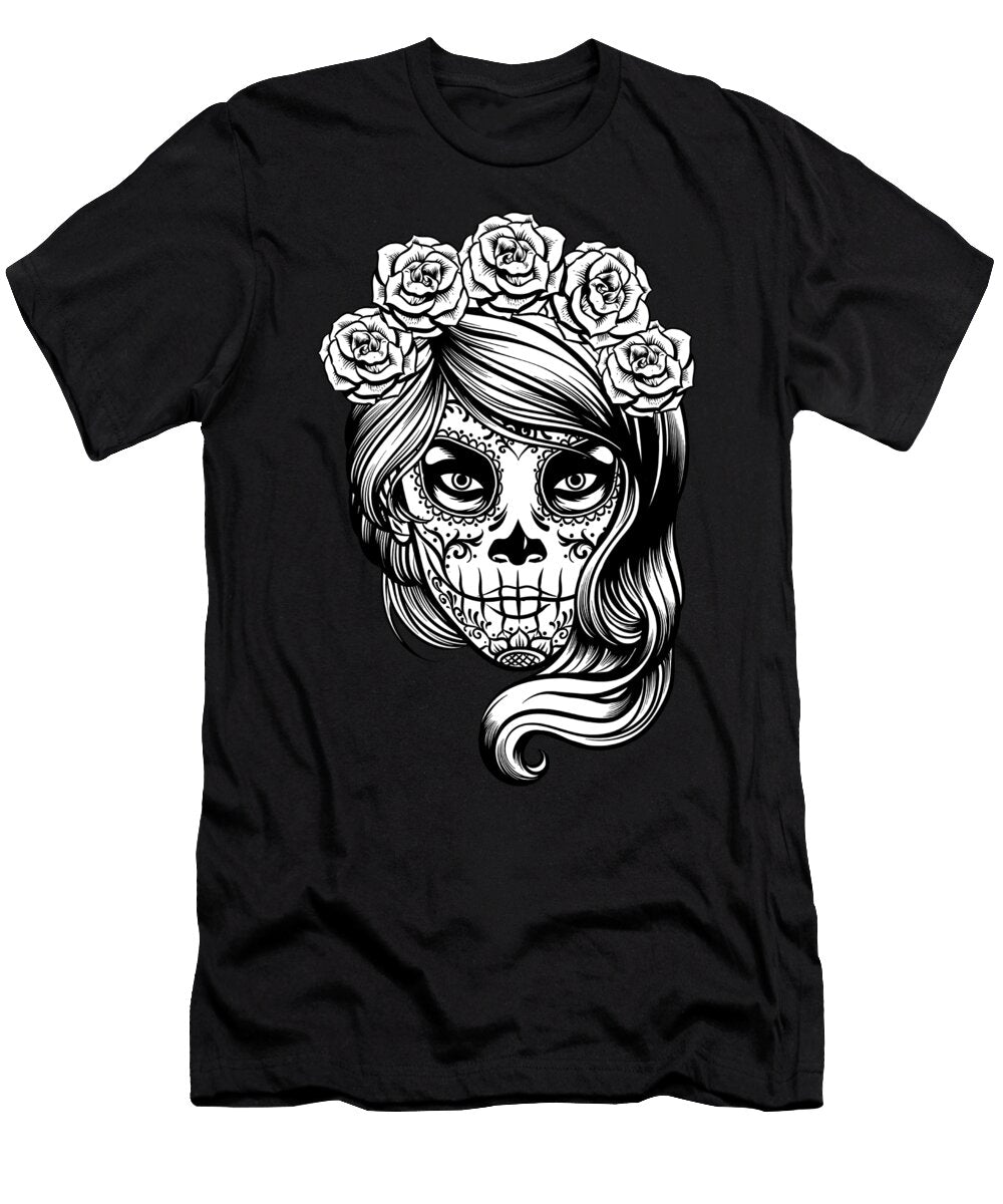 1 Sugar Skull Art Attack T-Shirt