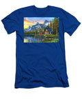 1 Sunset At Log Cabin Dominic Davison T-Shirt