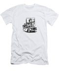 1 Taxi and Man At Station Calling It Csa Images T-Shirt