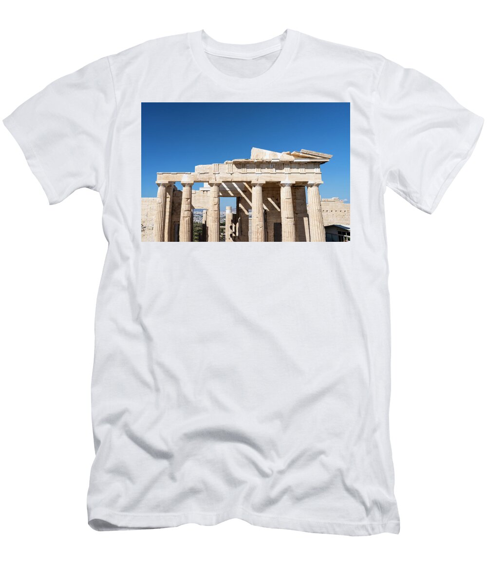 1 Temple of Athena Nike Acropolis Athens Greece Wayne Moran T-Shirt