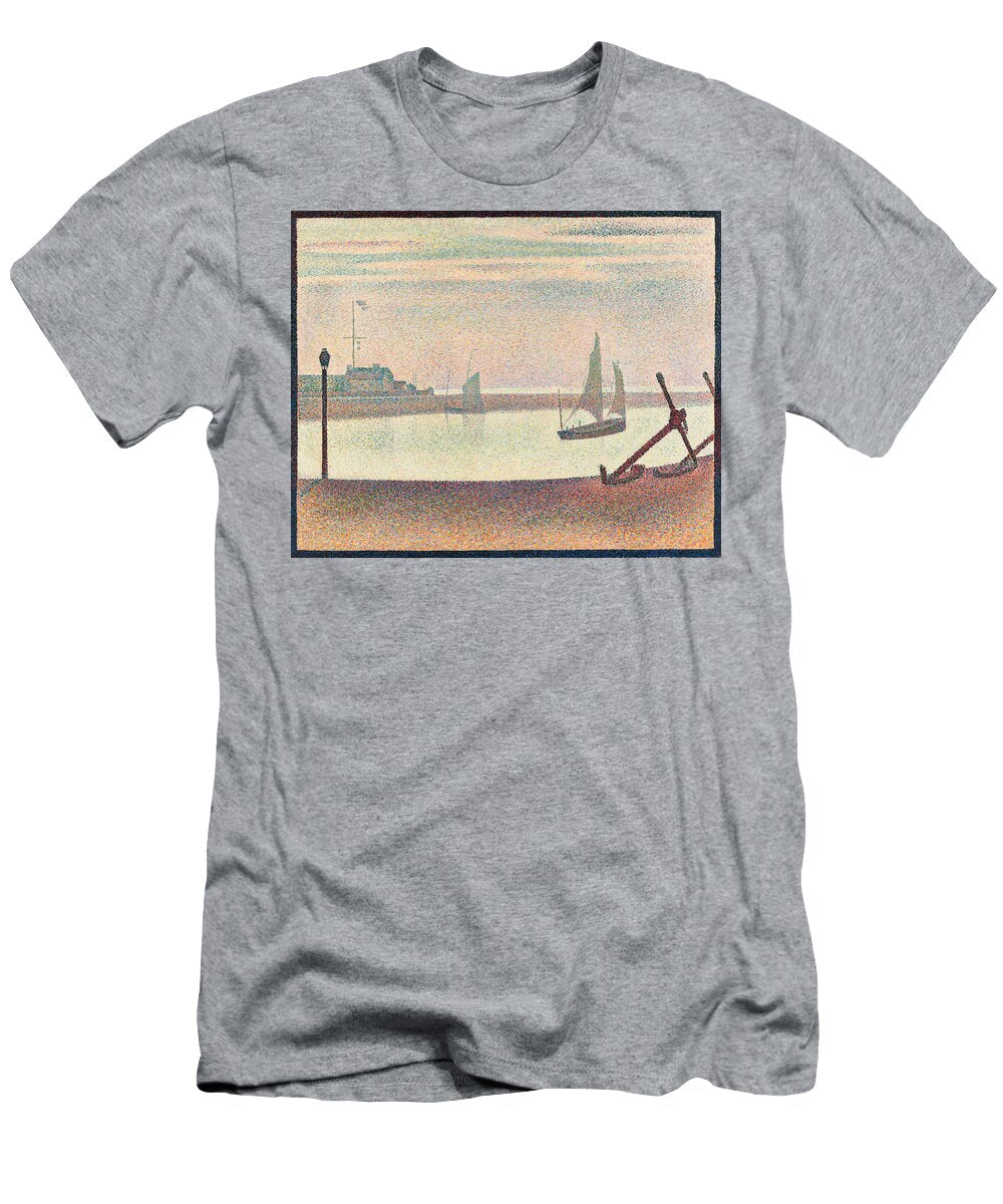 1 the Channel At Gravelines Evening Georges Seurat T-Shirt