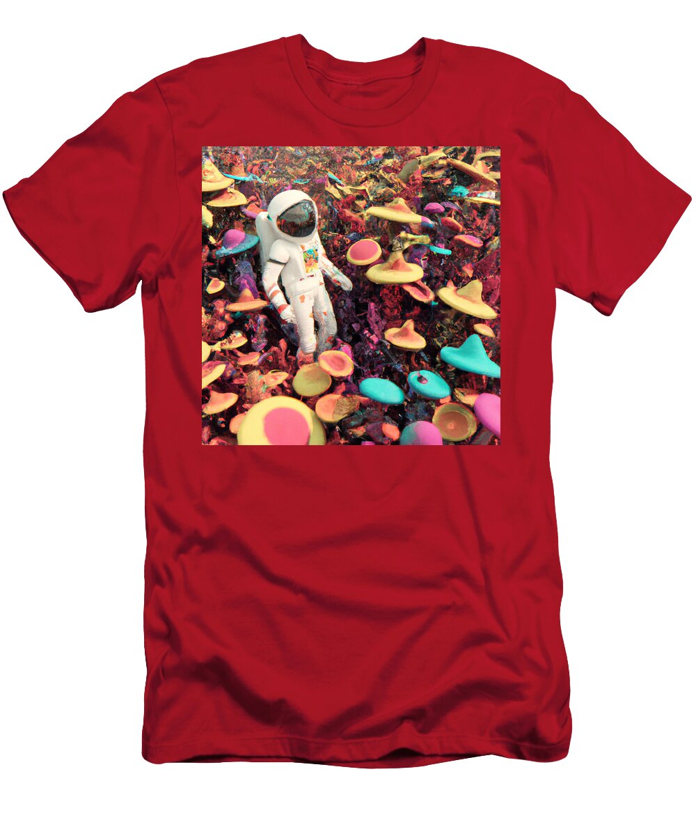 1 the Lost Astronaut Mickey Sou T-Shirt