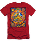 1 Trippy Peace Symbol Psychedelic Colorful Retro 1960s Abstract Stellart Studio T-Shirt