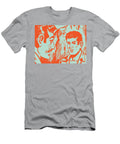 1 Two Dark Haired Men Talking Csa Images T-Shirt