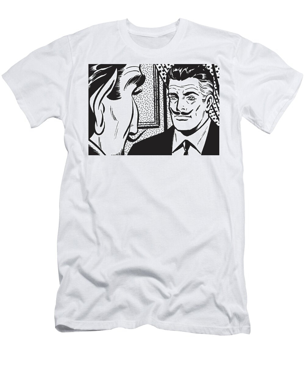 1 Two Men Looking At Each Other Csa Images T-Shirt