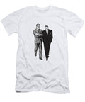 1 Two Men Walking and Talking Csa Images T-Shirt