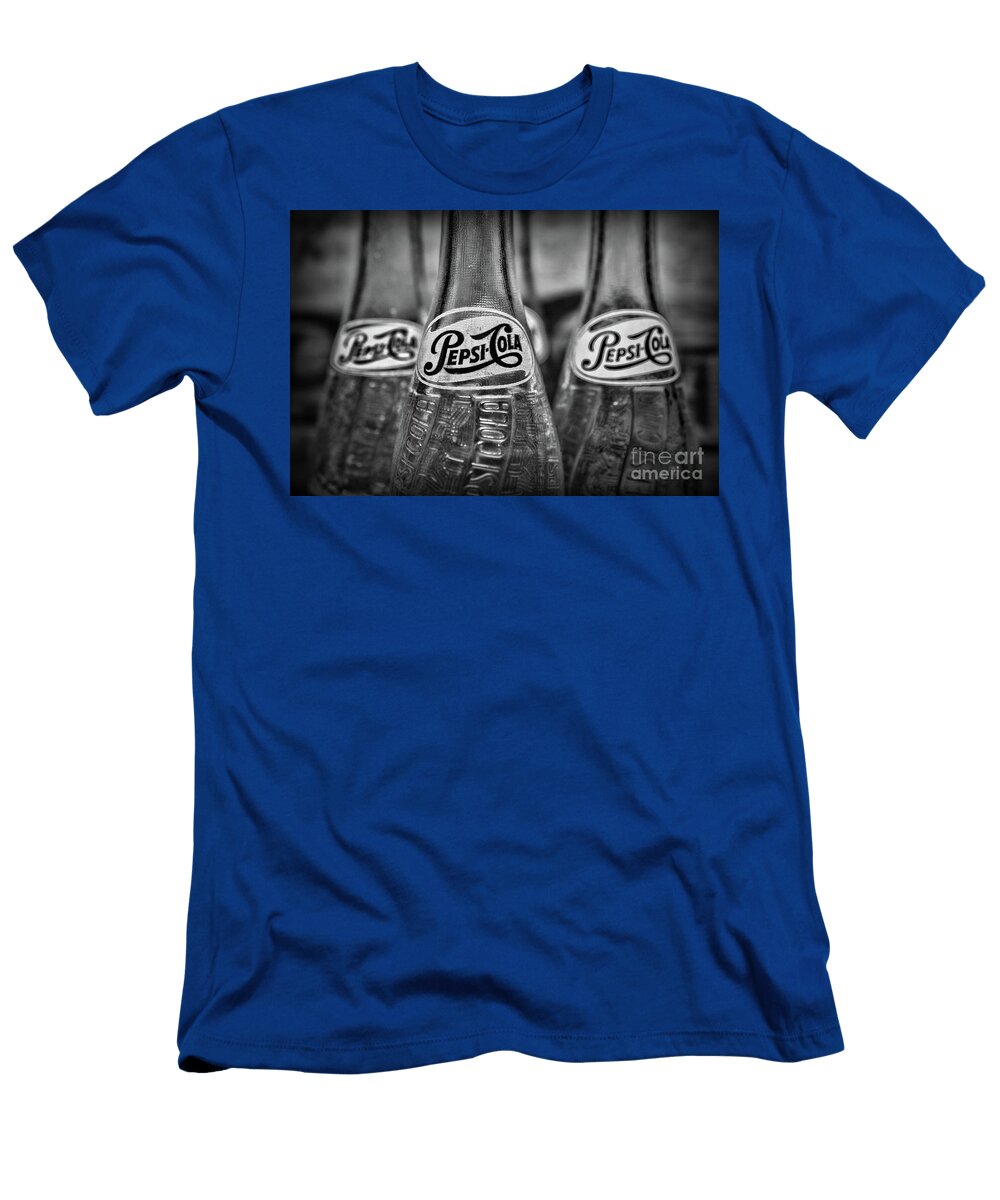 1 Two Vintage Pepsi Bottles in Black and White Paul Ward T-Shirt