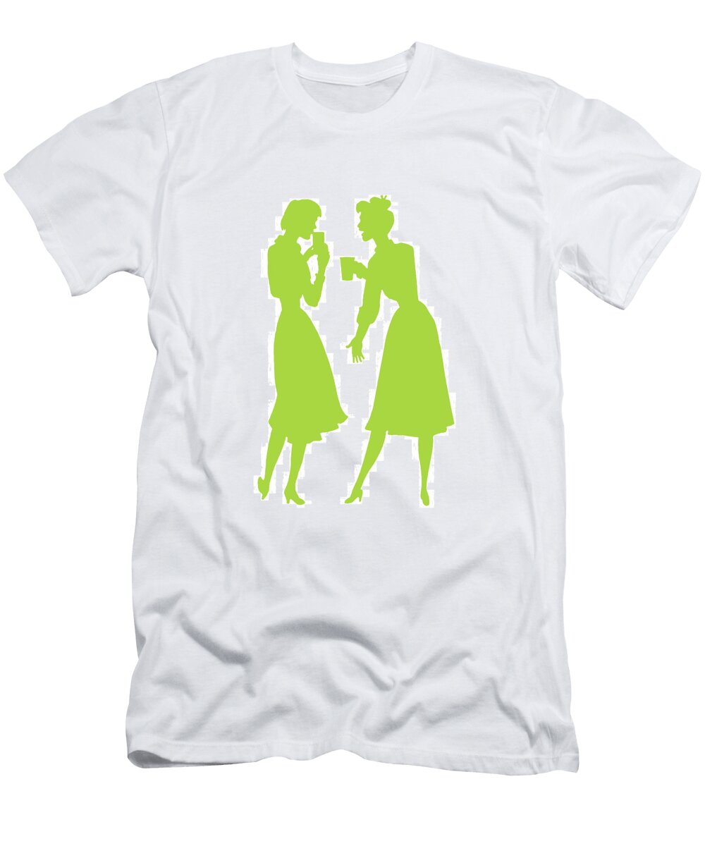 1 Two Woman Talking Csa Images T-Shirt