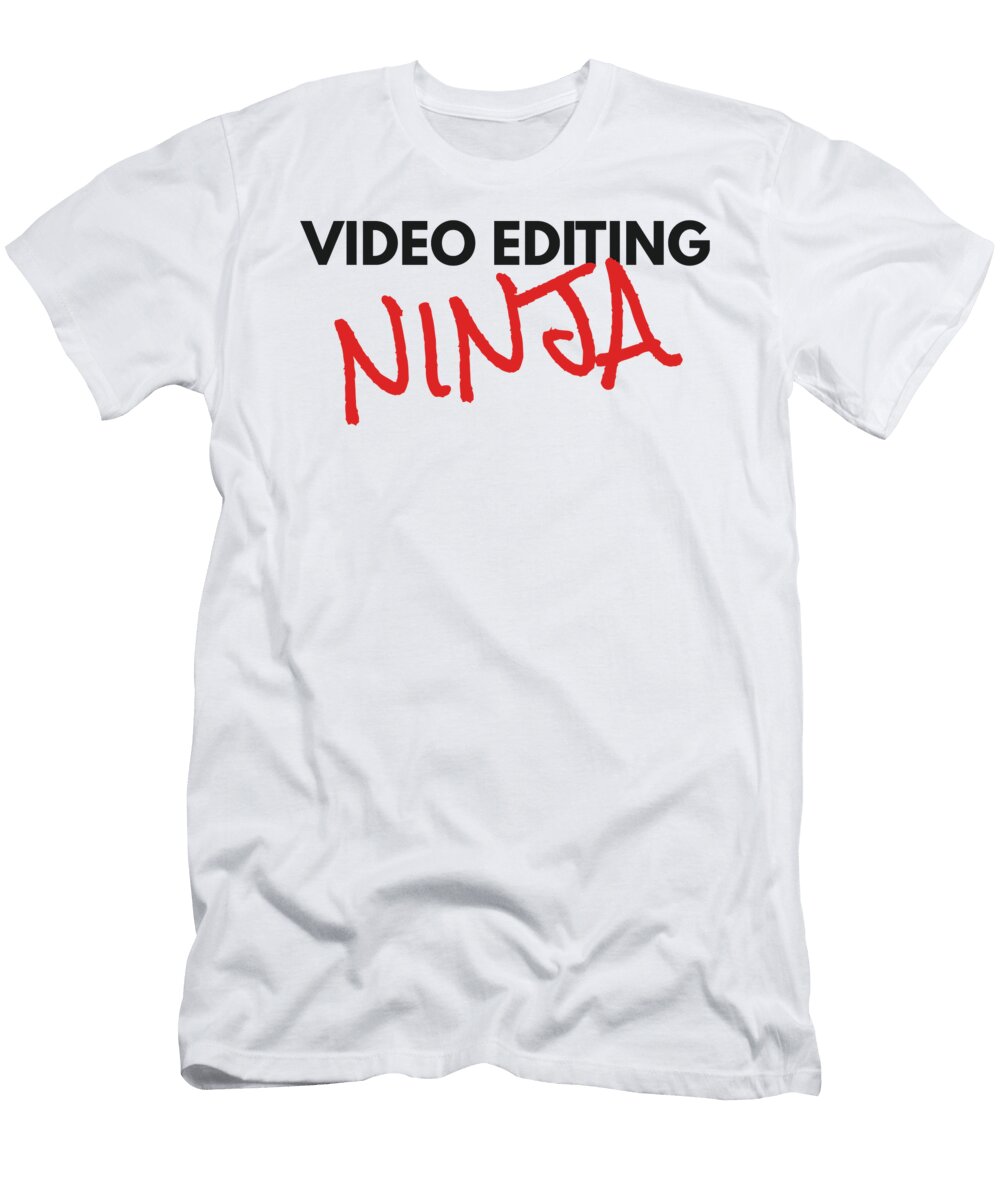 1 Video Editing Ninja Fun Video Editor James C T-Shirt