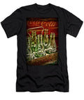 1 Vintage Coca Cola Metal Six Pack Carrier Paul Ward T-Shirt