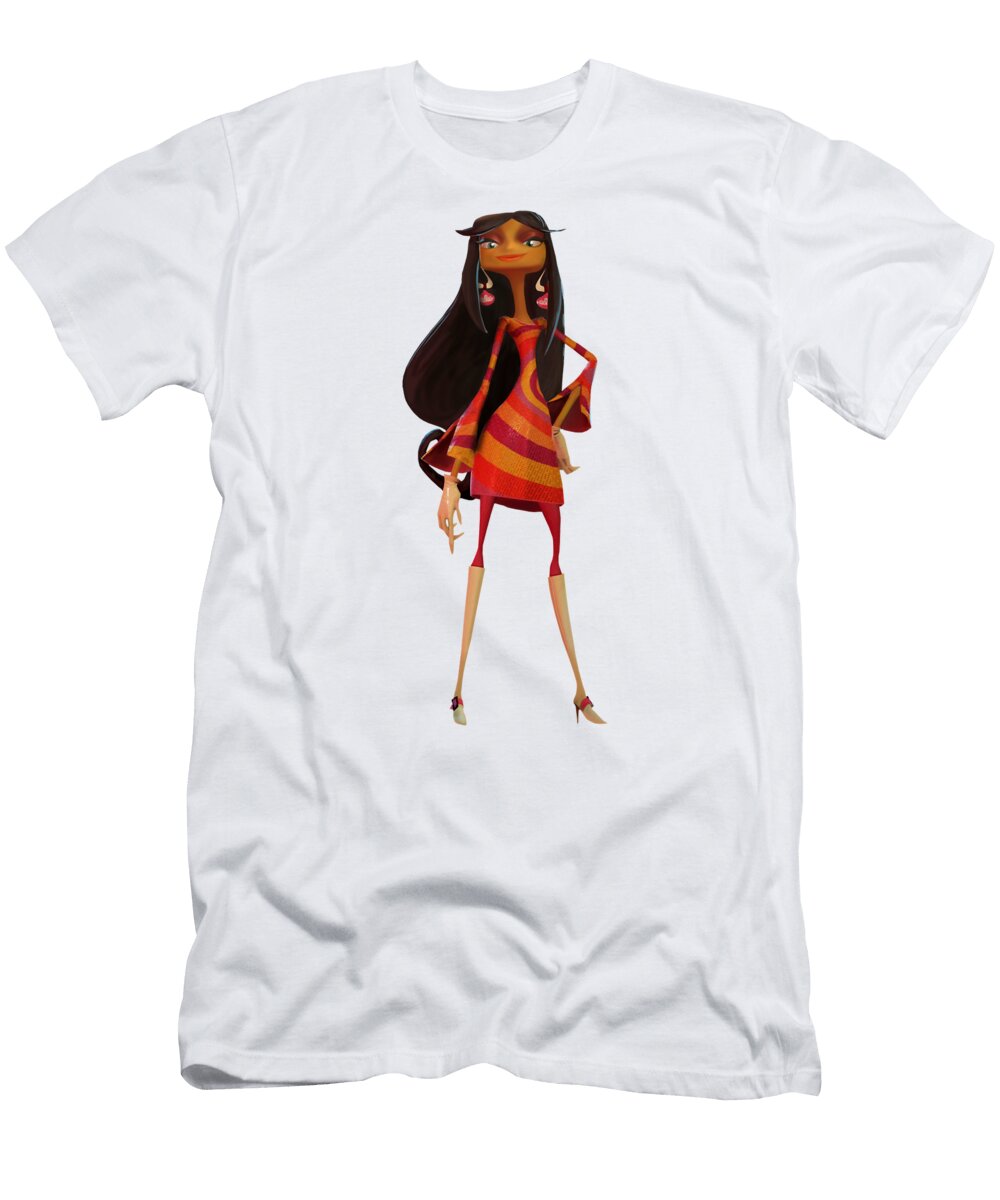 1 Vintage Psychonauts Games Maligula Douxie Grimo T-Shirt