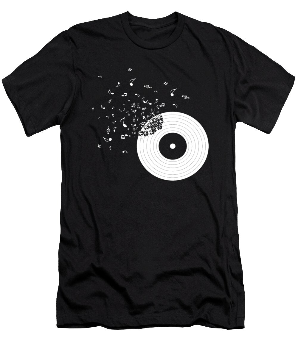 1 Vinyl Record Techno Festival Saying Gift Tinh Tran Le Thanh T-Shirt