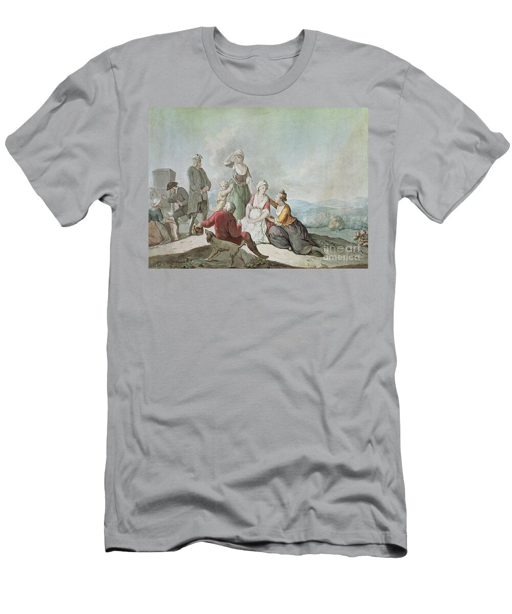 1 Voltaire Conversing with the Peasants in Ferney Jean Huber T-Shirt