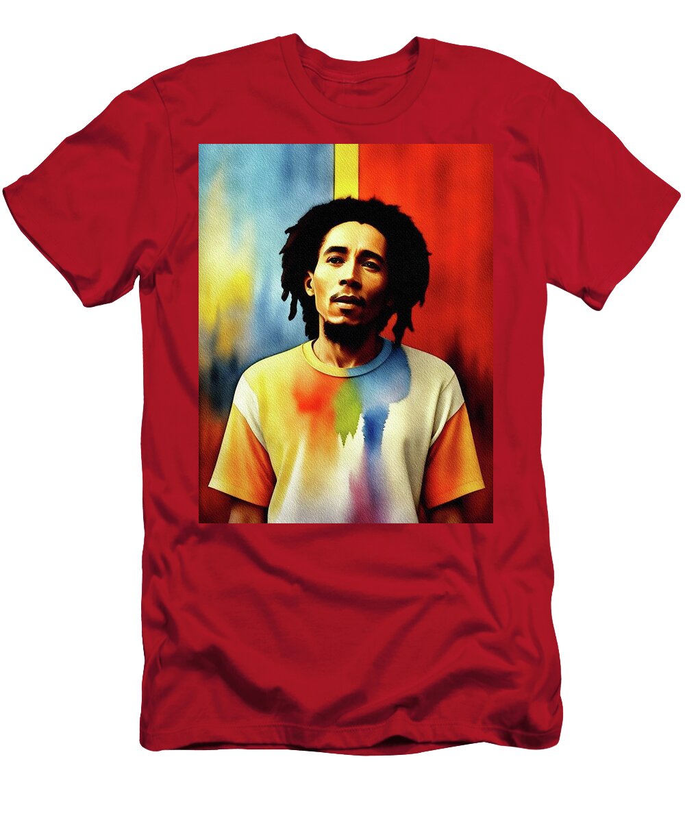 10 Bob Marley Music Legend Sarah Kirk T-Shirt