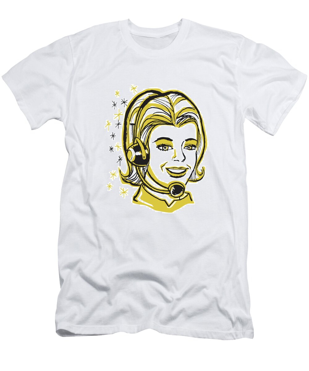 10 Female Telephone Operator Csa Images T-Shirt