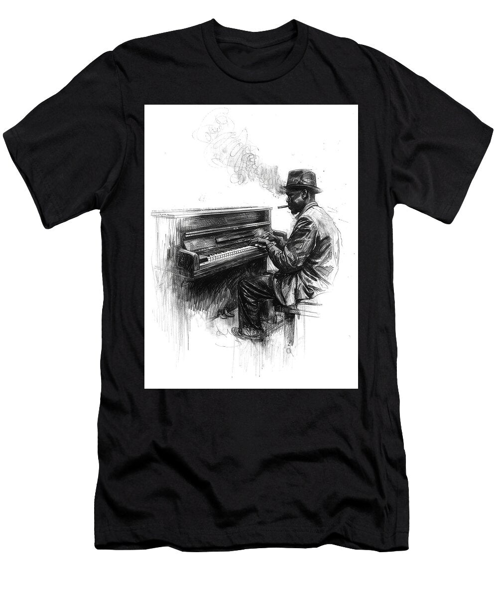 10 New Orleans Jazz Pianist Stephen Smith Galleries T-Shirt