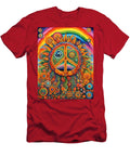 10 Peace Symbol Trippy Psychedelic Colorful Retro 1960s Abstract Stellart Studio T-Shirt