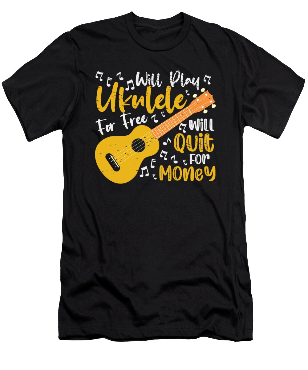 10 Ukulele Ukelele Hawaiian Guitar Ukuele Hawaii Toms Store T-Shirt