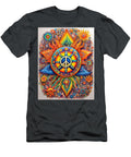 11 Peace Symbol Trippy Psychedelic Colorful Retro 1960s Abstract Stellart Studio T-Shirt