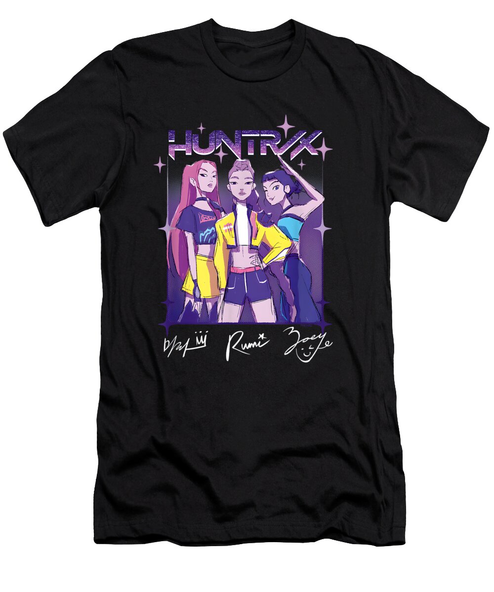 12 Huntrix Kpop Demon Hunter Aesthetic Huntrix T-Shirt