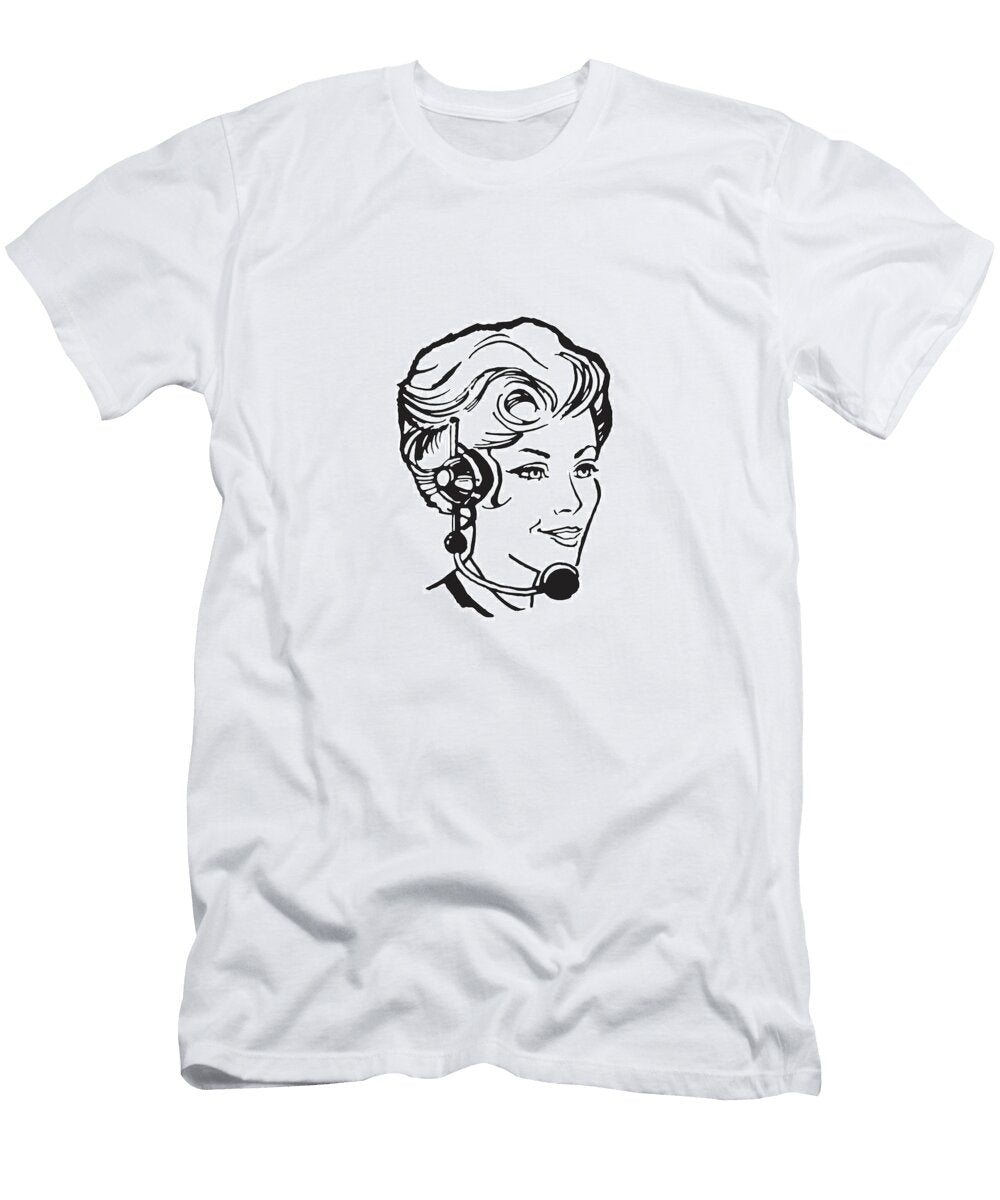 13 Female Telephone Operator Csa Images T-Shirt
