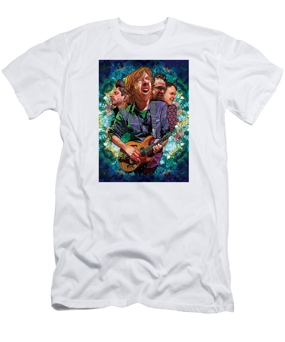 13 Phish Band Theodore Posselow T-Shirt