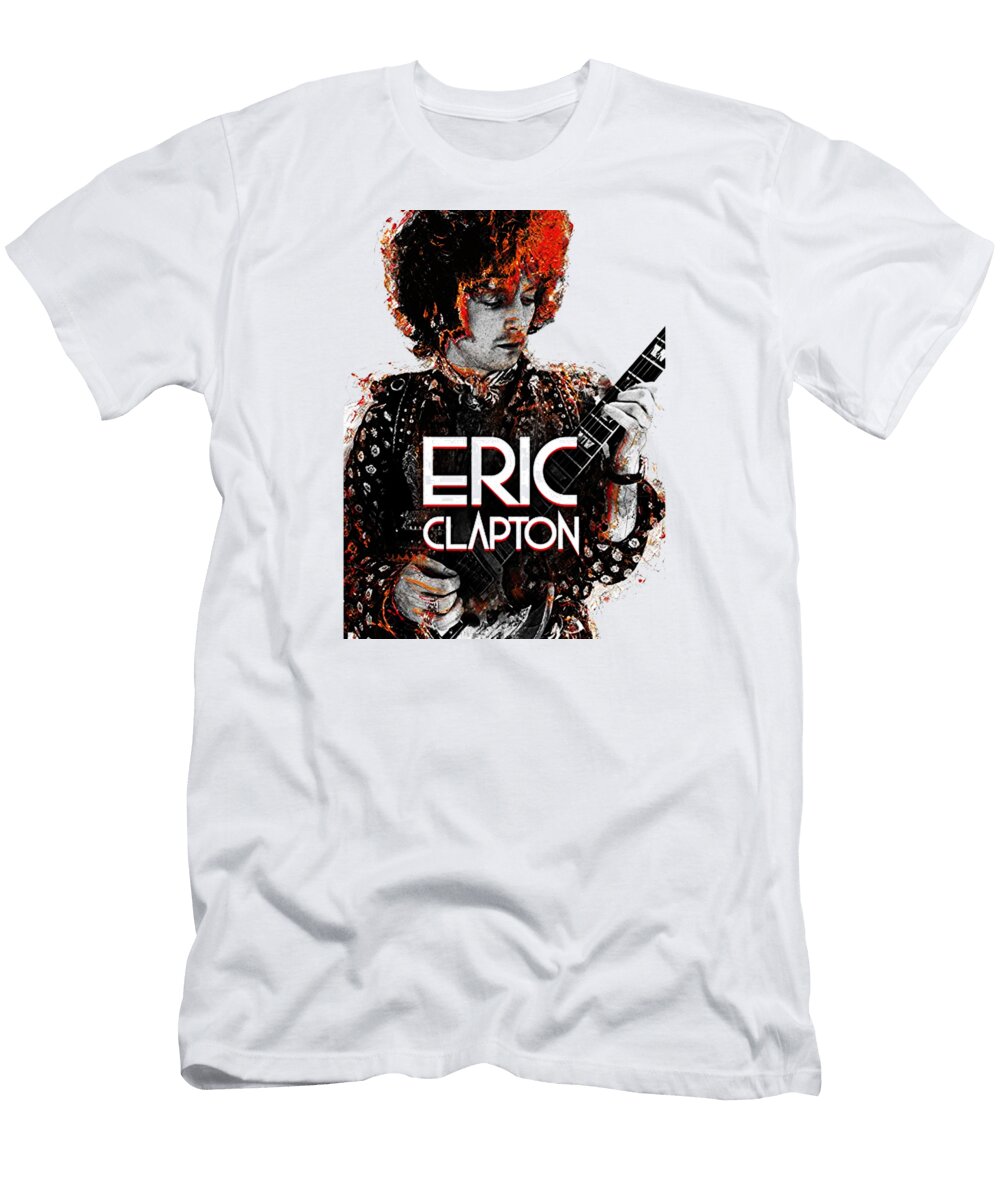 15 Best Designs Eric Patrick Clapton British Guitarist and Singer Songwriter and Composer Ronggolawe Sonny Yudhistiro T-Shirt